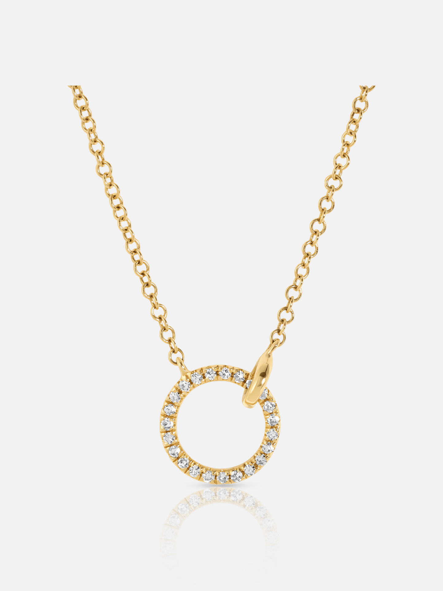 Collier à breloques circulaires