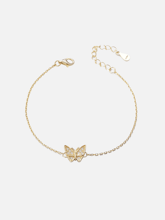 Bracelet à breloques papillon