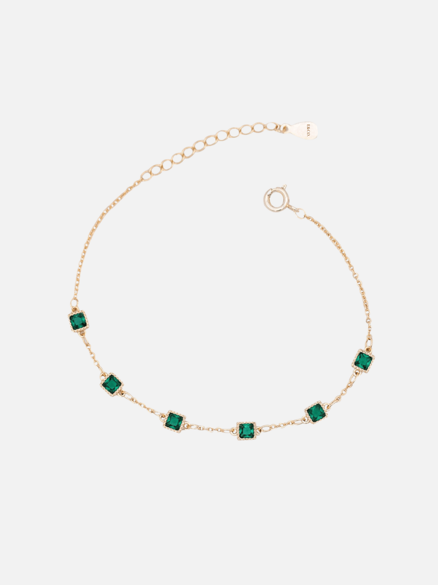 Emerald Zircon Bracelet