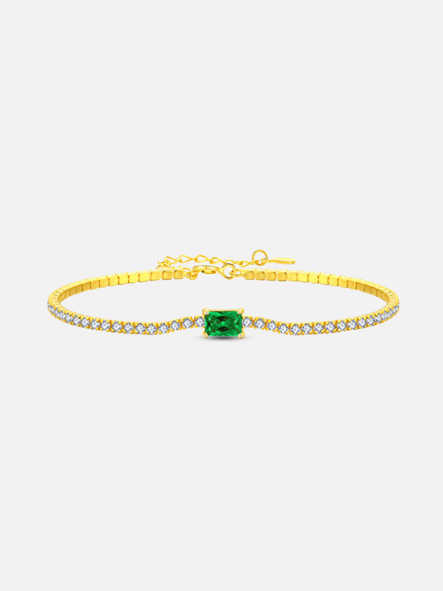 Green Zircon Tennis Bracelet