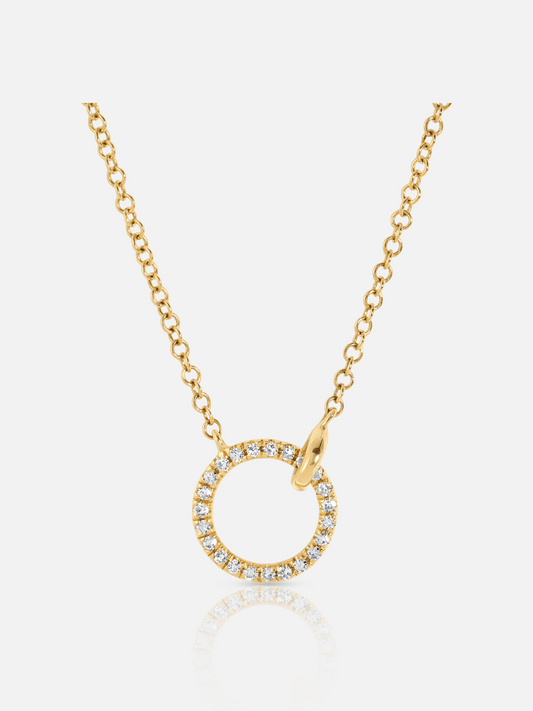 Collier à breloques circulaires