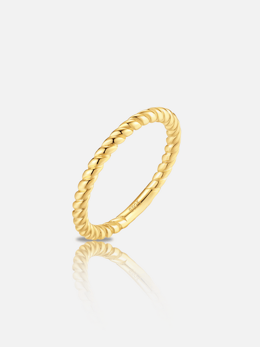 Bague torsadée