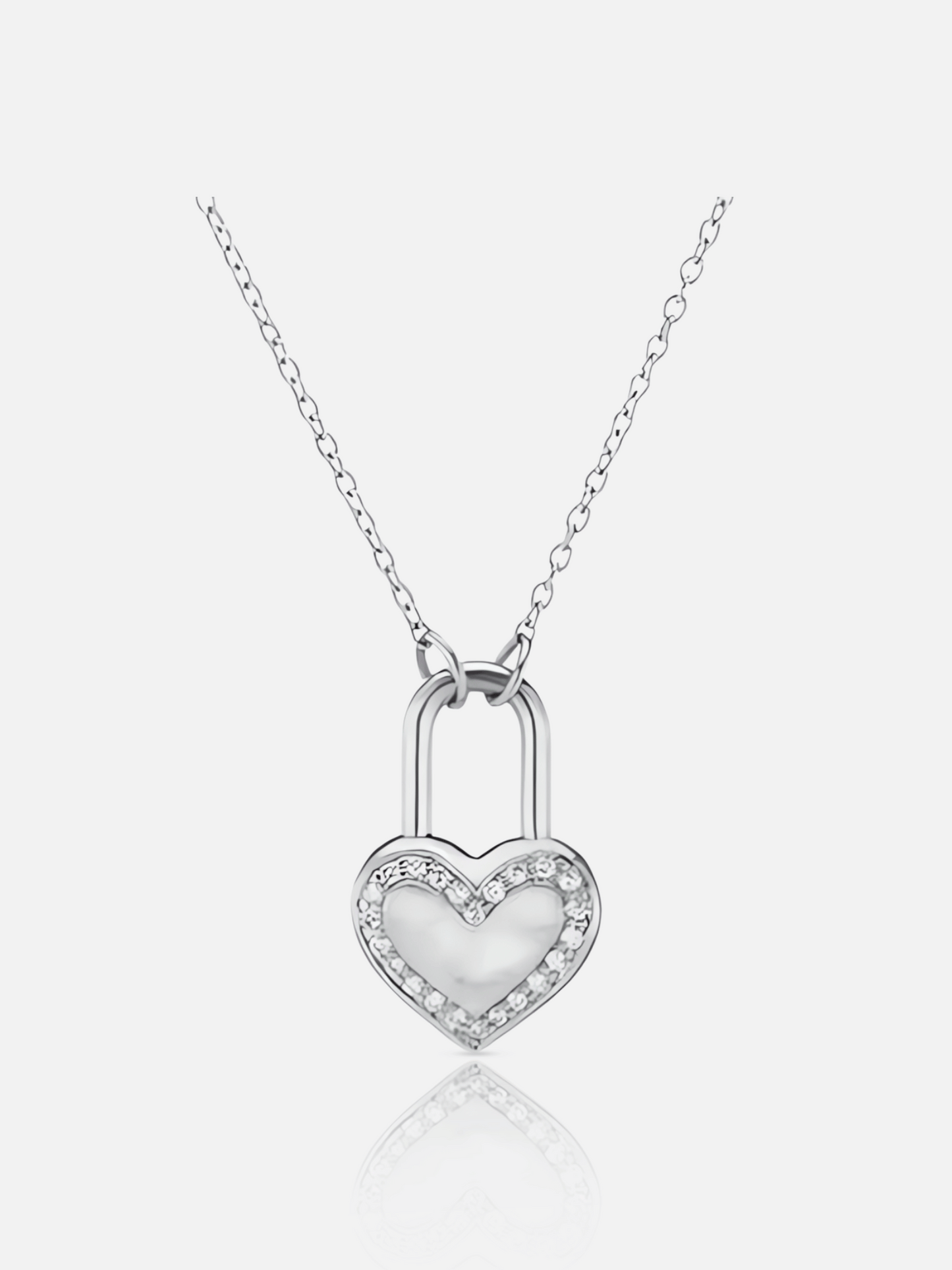 Eternal Heart Lock Necklace