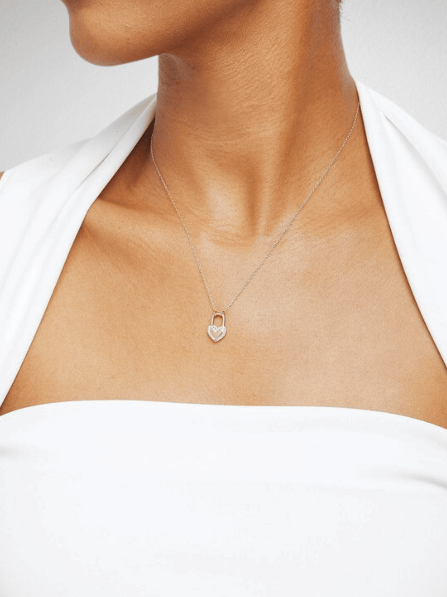 Eternal Heart Lock Necklace