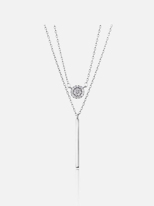 Collier scintillant à plusieurs niveaux