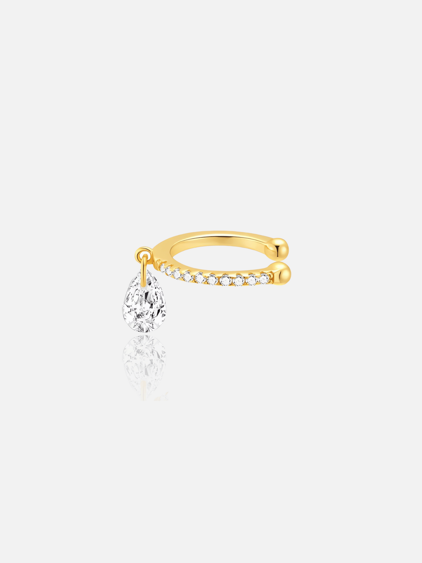 Manchette d'oreille en forme de larme