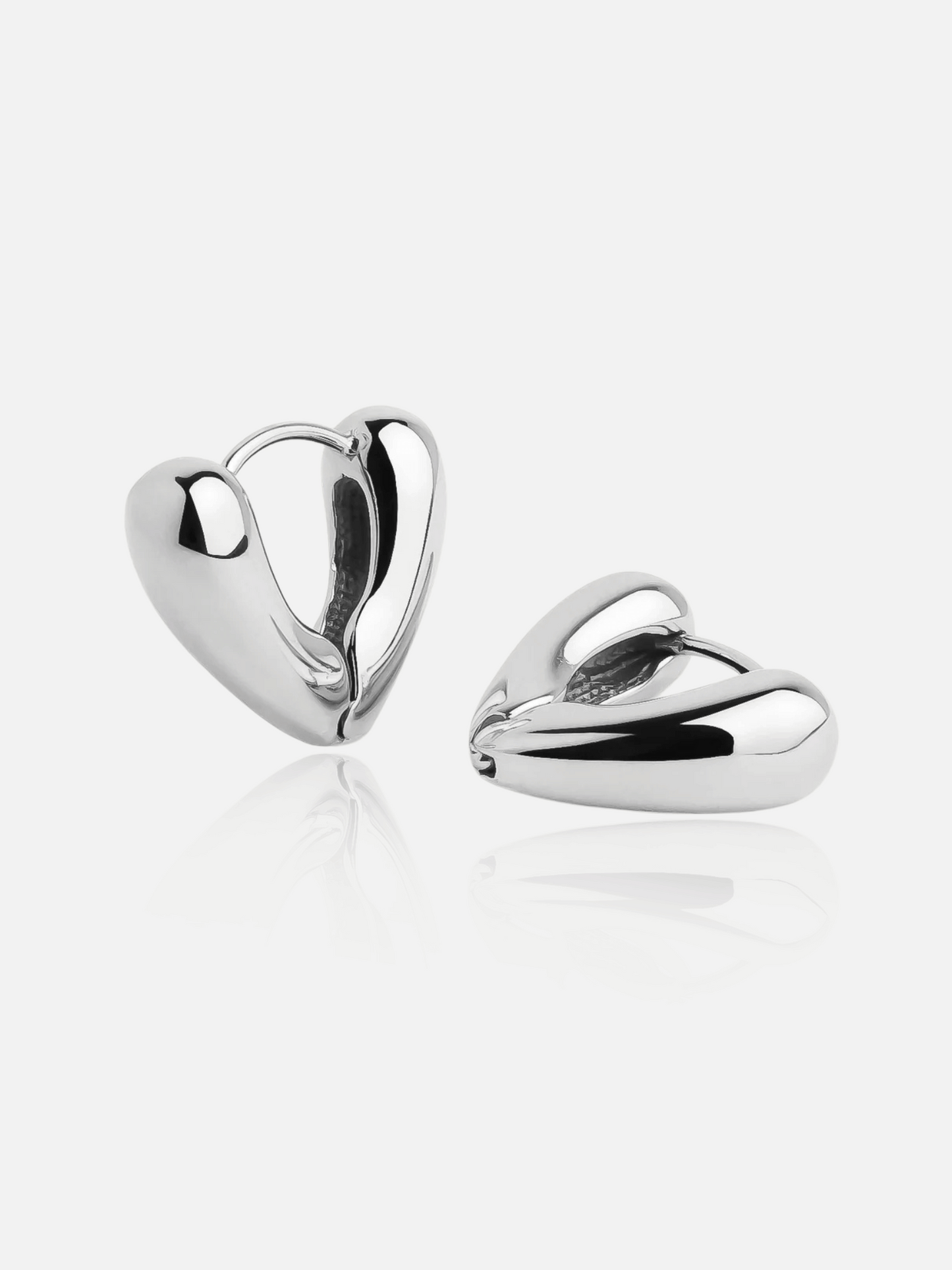 Boucles d'oreilles en forme de cœur