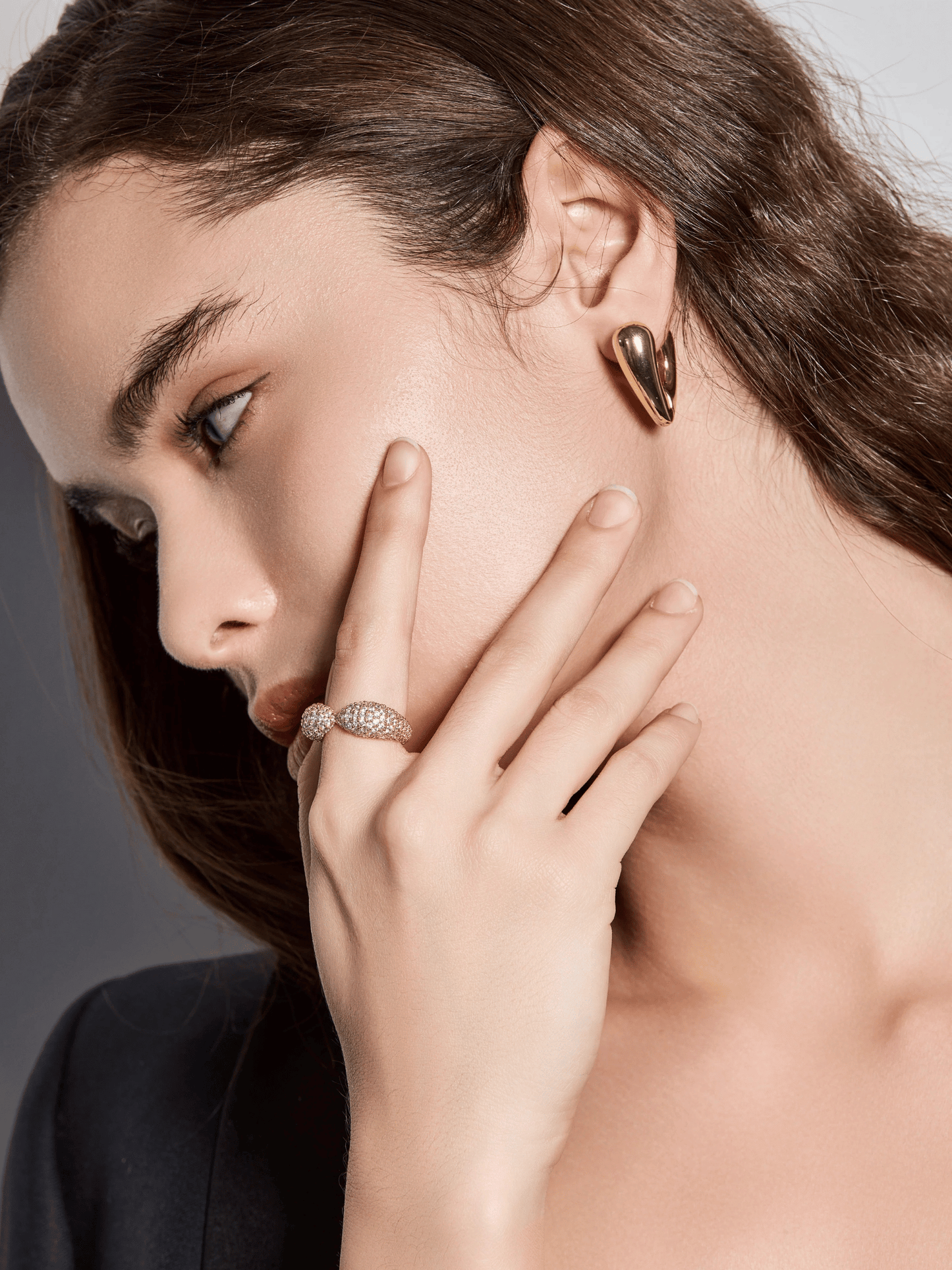 Boucles d'oreilles en forme de cœur