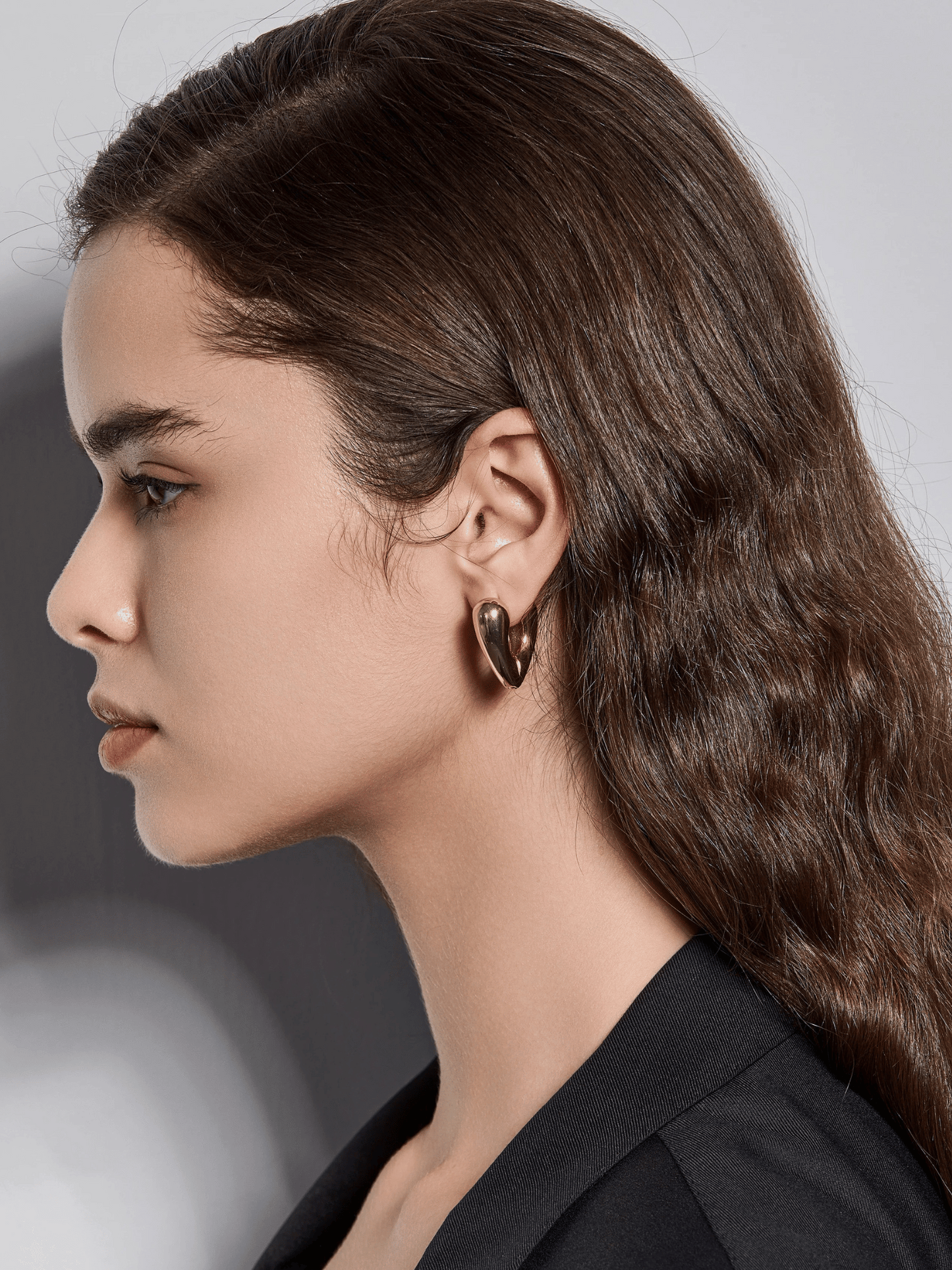 Boucles d'oreilles en forme de cœur