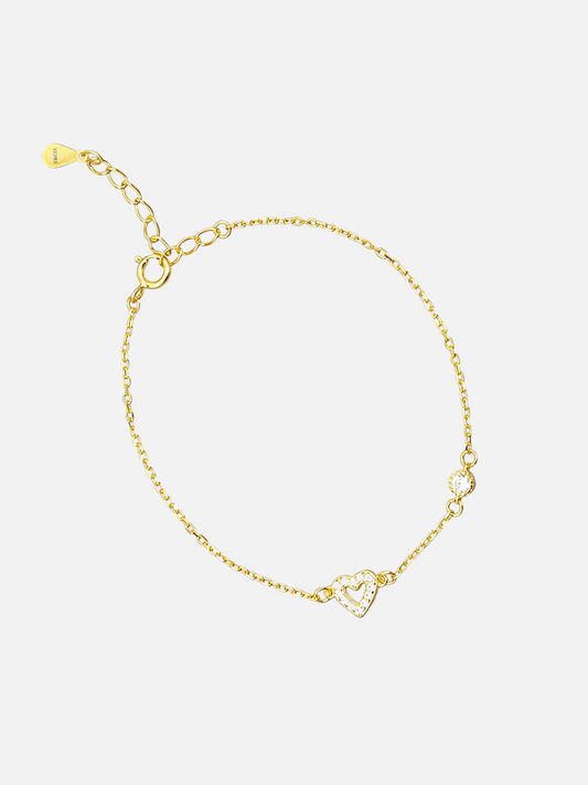 Heart Zircon Bracelet