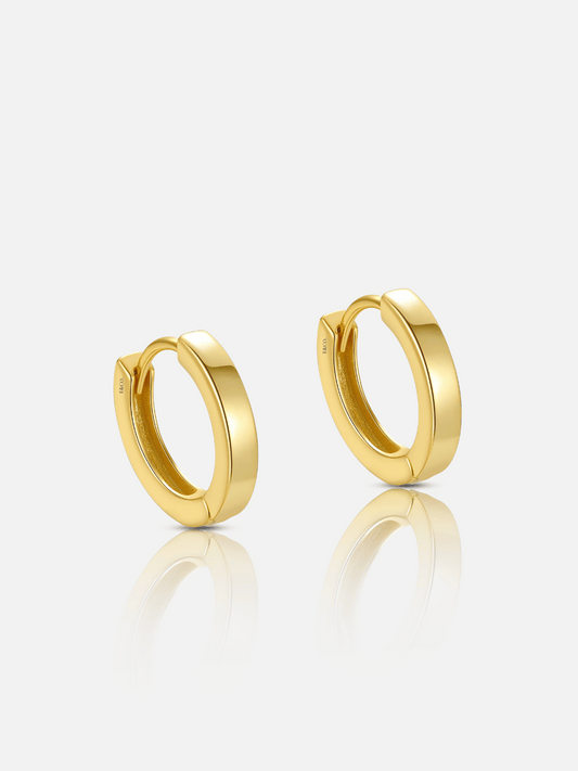 Boucles d'oreilles créoles circulaires