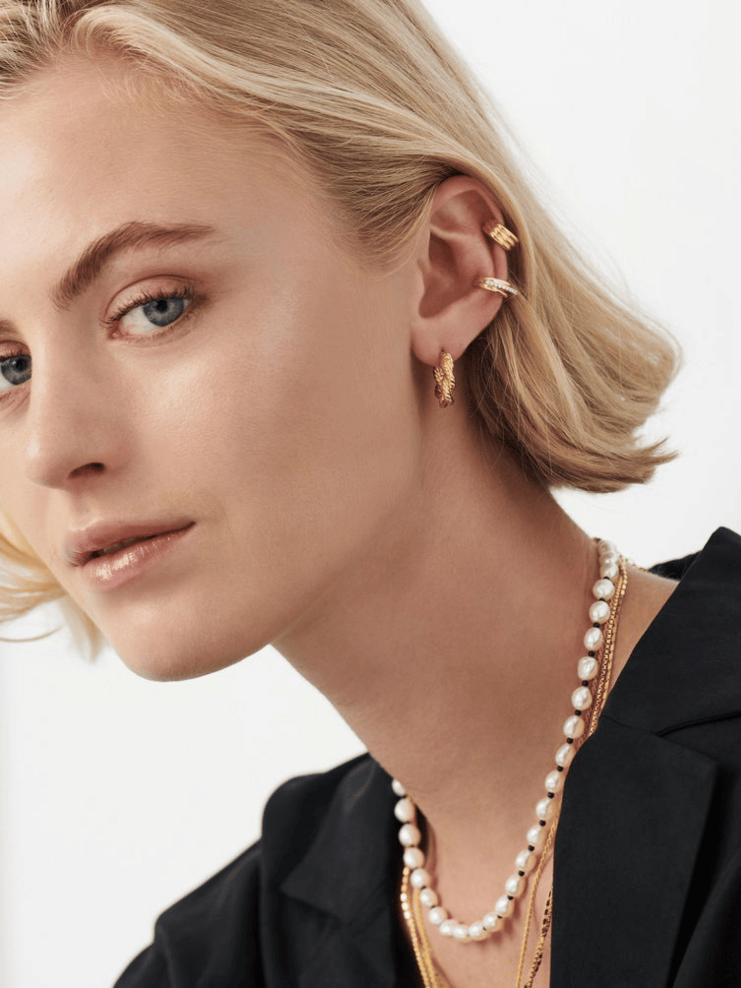 Boucles d'oreilles épaisses en spirale