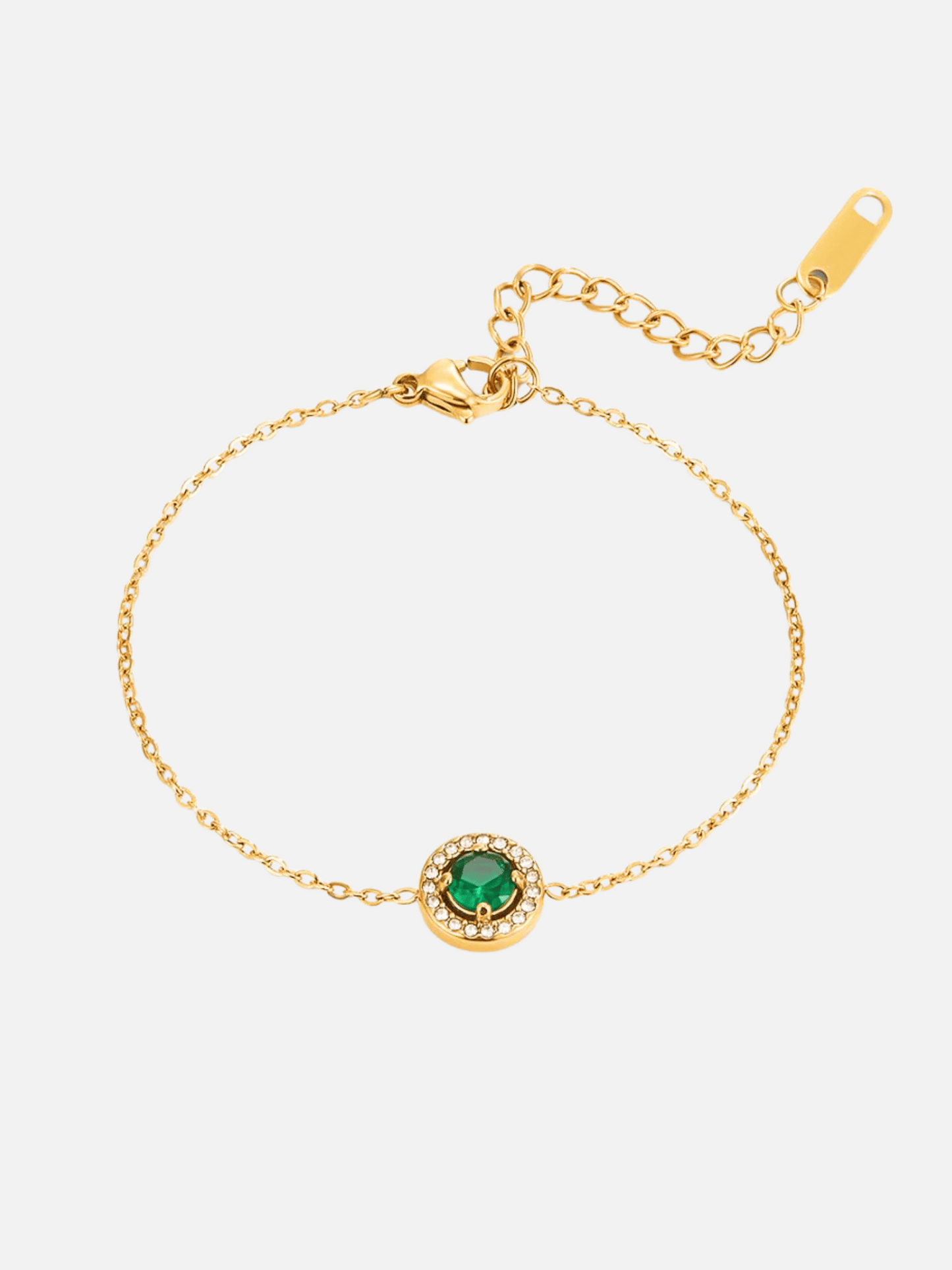Bracelet Cercle Émeraude