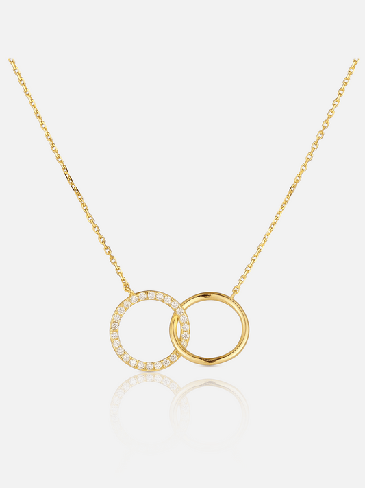 Collier Double Cercle