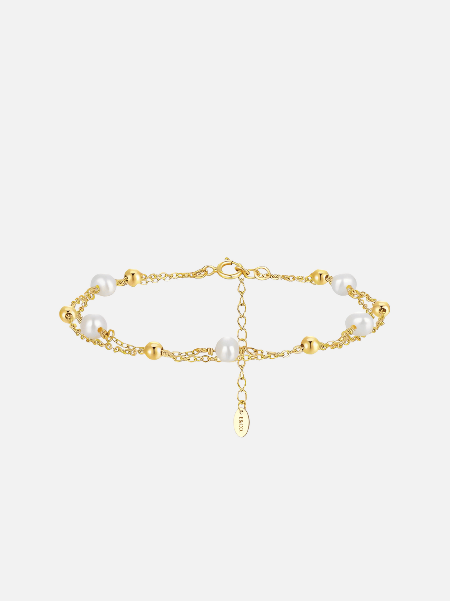 Double-Layer Pearl Bracelet
