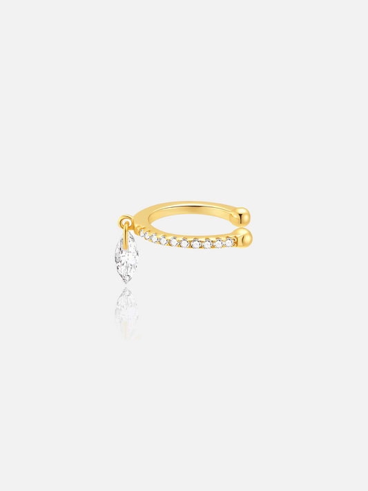 Boucle d'oreille pendante Marquise